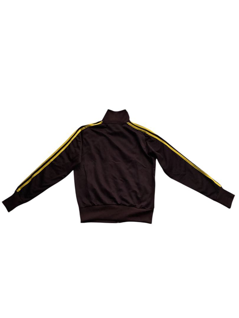 adidas ブラウン トラックジャケット　ジップアップジャージ S