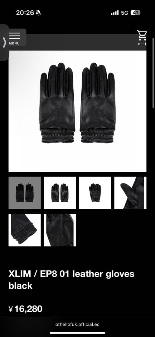 XLIM レザーグローブ　globe