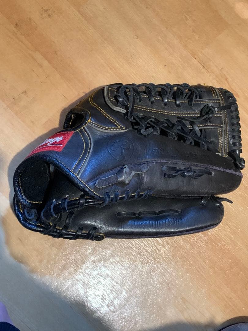 Rawlings 野球グローブ レザー 黒