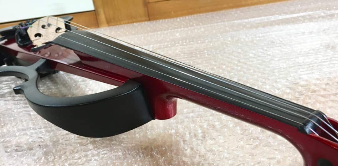 ○サイレントバイオリン YAMAHA SV-110 赤 ケース
