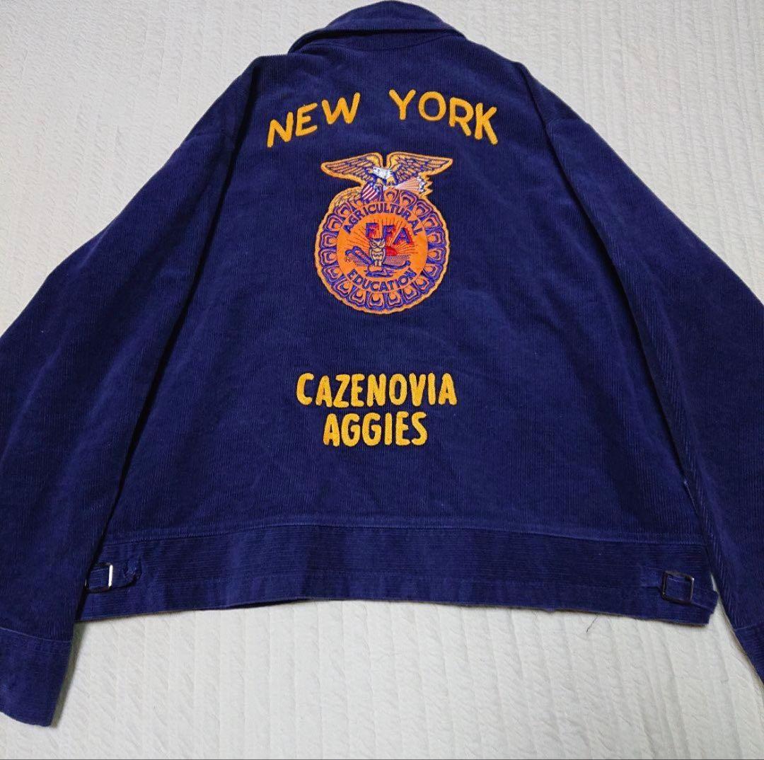 FFA ジャケット 80s 52 バッチ付き NEWYORK