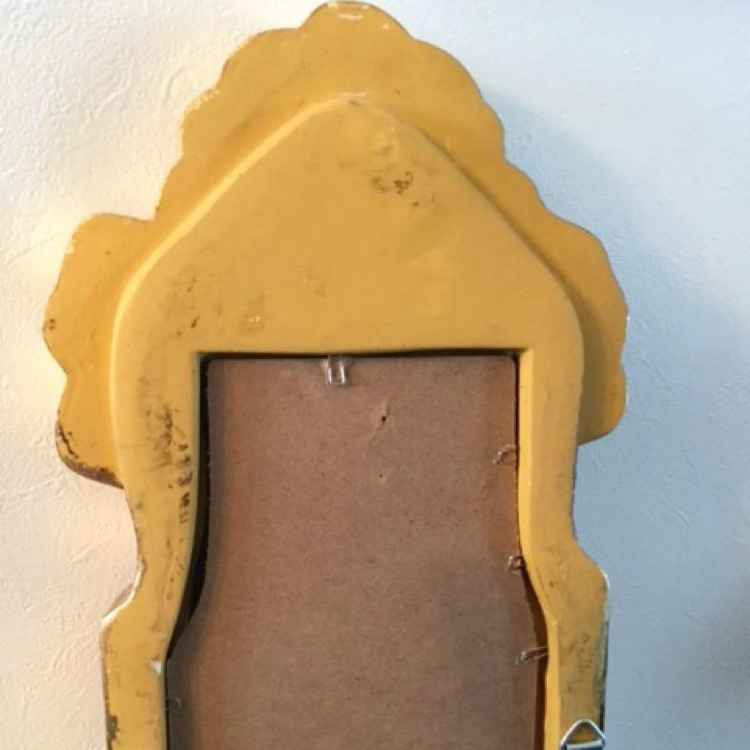 yossy アンティーク調 壁掛け スリムミラー 姿見鏡