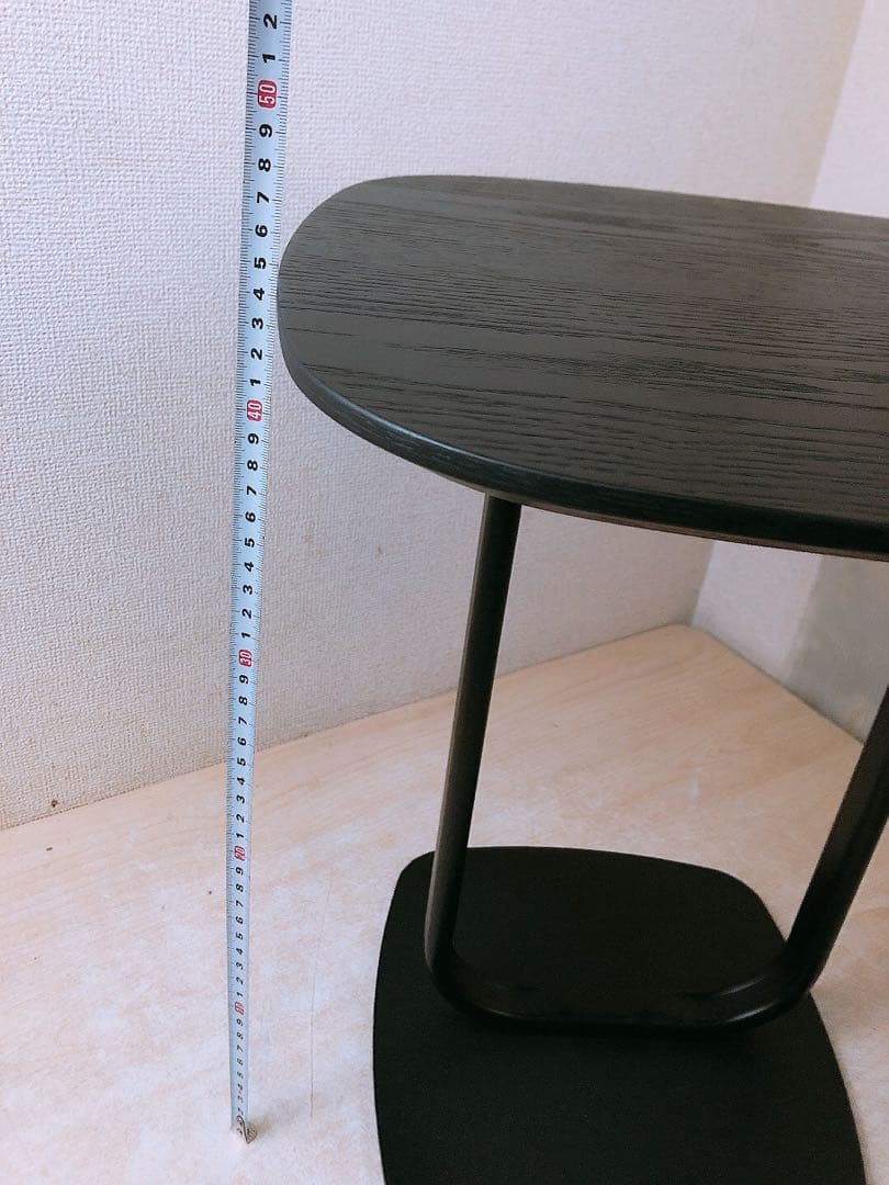 ⑨未使用★東谷 サイドテーブル ブラック TEC-84BK 机 インテリア家具