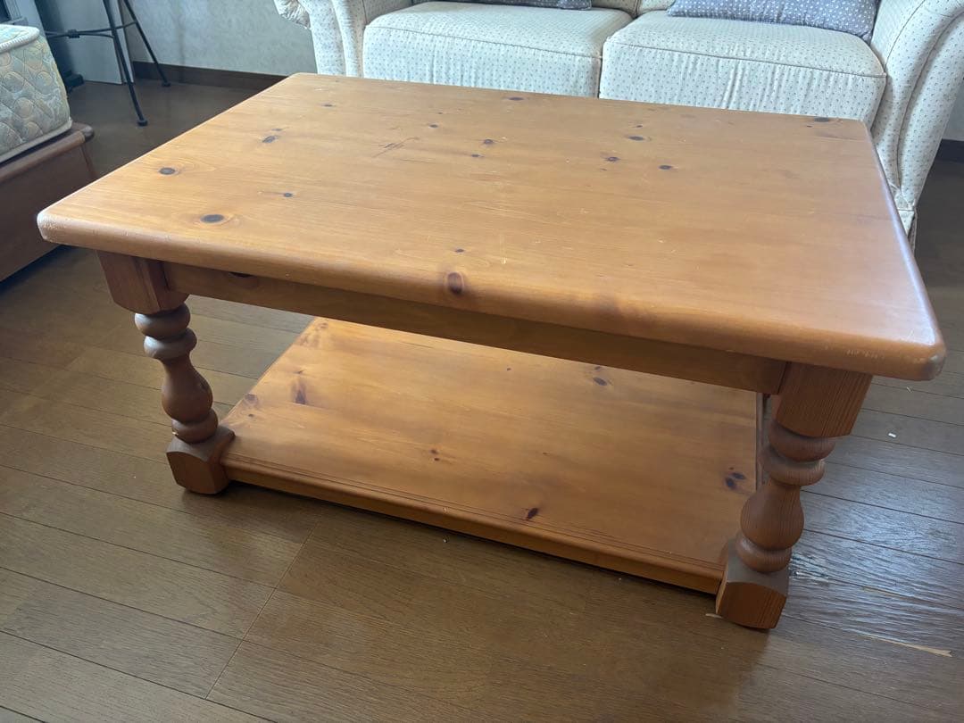 木製シンプルテーブル 中型