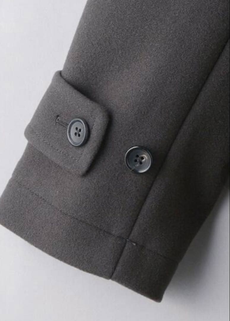 【一度着用】UNITED ARROWS W メルトンダッフルコート38