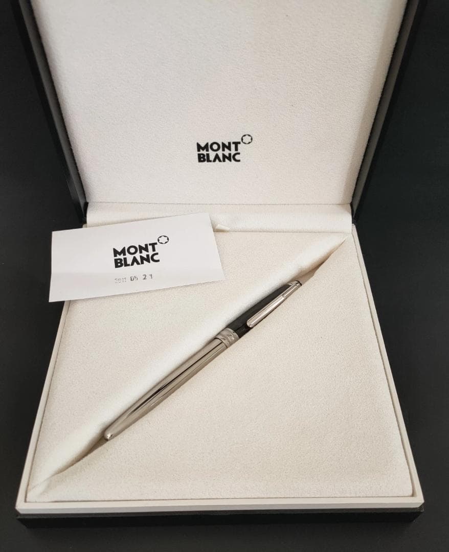モンブラン マイスターシュテュック ソリテール カーボンスチール ボールペン