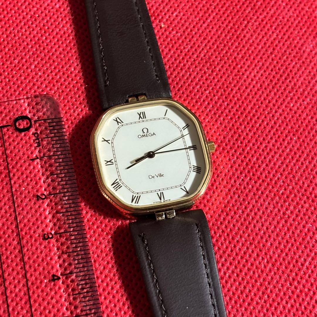 『可動品』OMEGA De Ville スクエア型時計