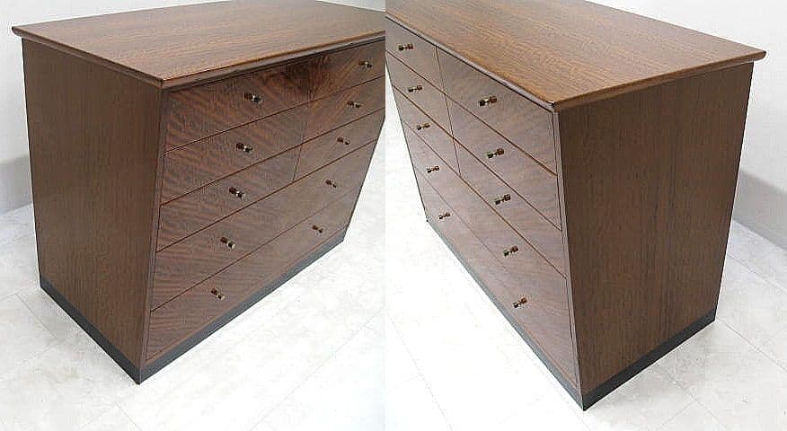 美品 カリモク ドマーニ フォルザ アールデコ様式チェスト ワイドチェスト　希少