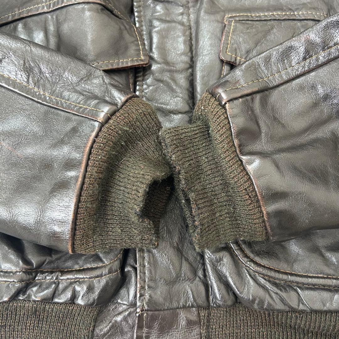 【70s】USA製 クーパー G-1 フライトレザージャケット L デカタロン