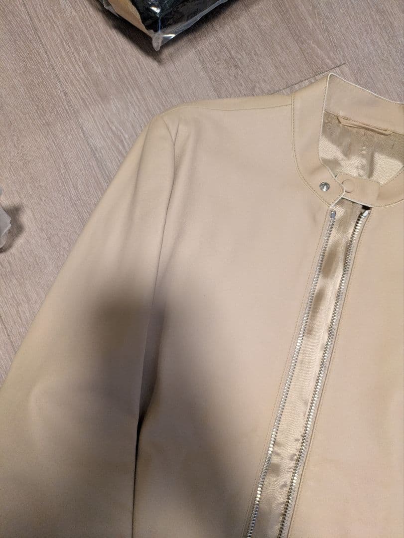 M 1945　ca max ラムレザーシングルライダースジャケット 48