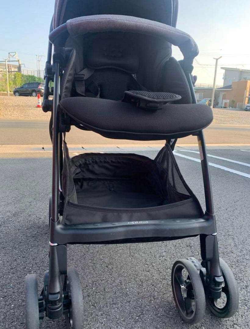 【美品】アップリカ　aprica ラクーナクッションAF グレー