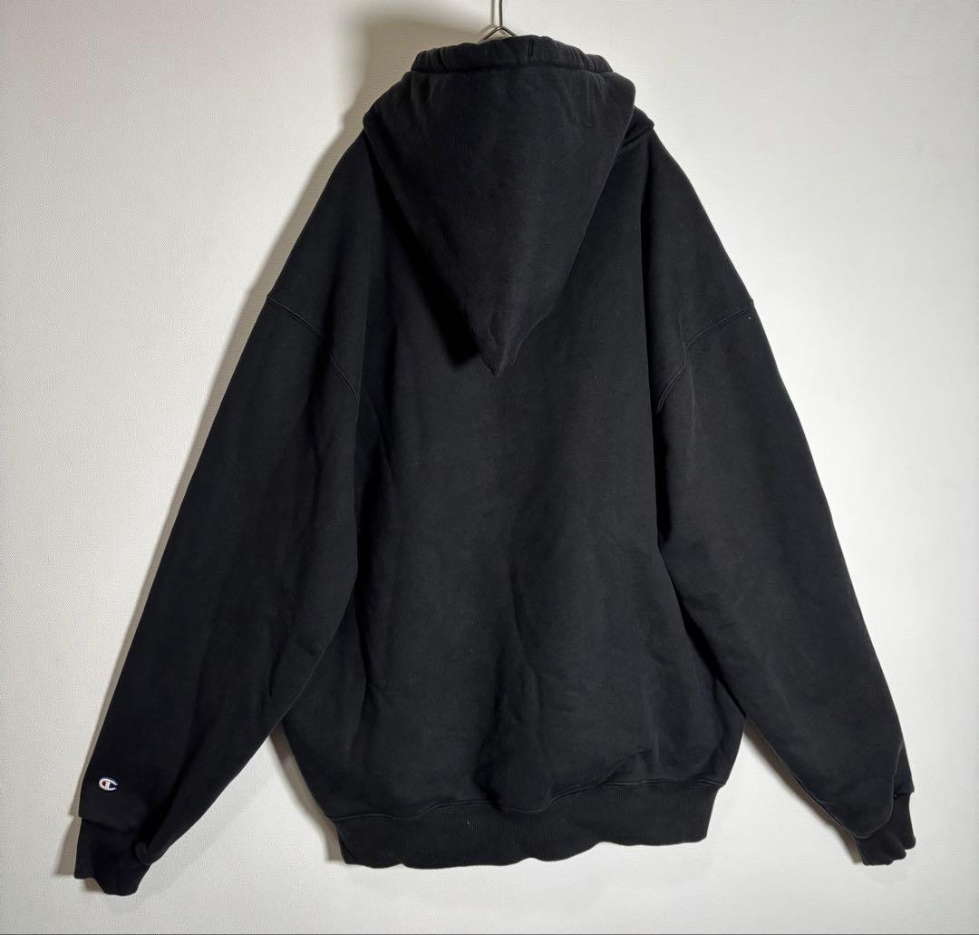 Champion スーパーフーディ　ヘビーウエイト　コーンヘッド　刺繍　パーカー