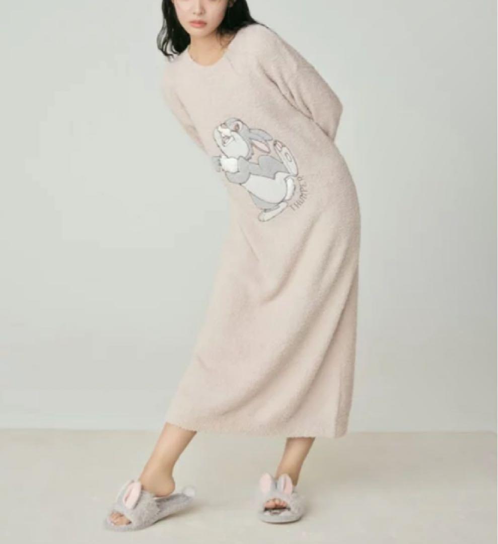 未使用品タグ付24AW【SNIDEL ミス・バニー&とんすけ ワンピース