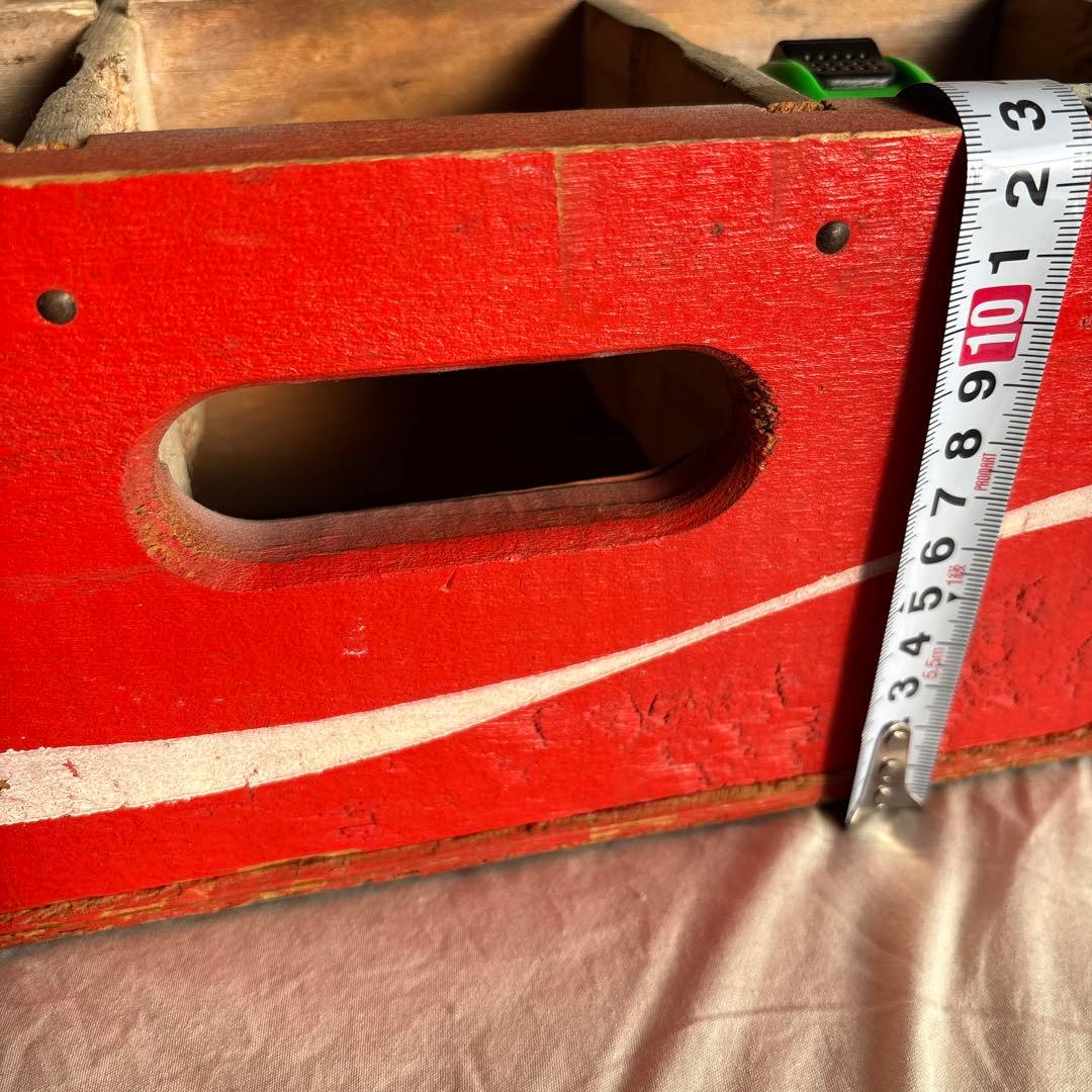 Coca-Cola レトロ木製収納ボックス　コカ・コーラ　木箱　アンティーク