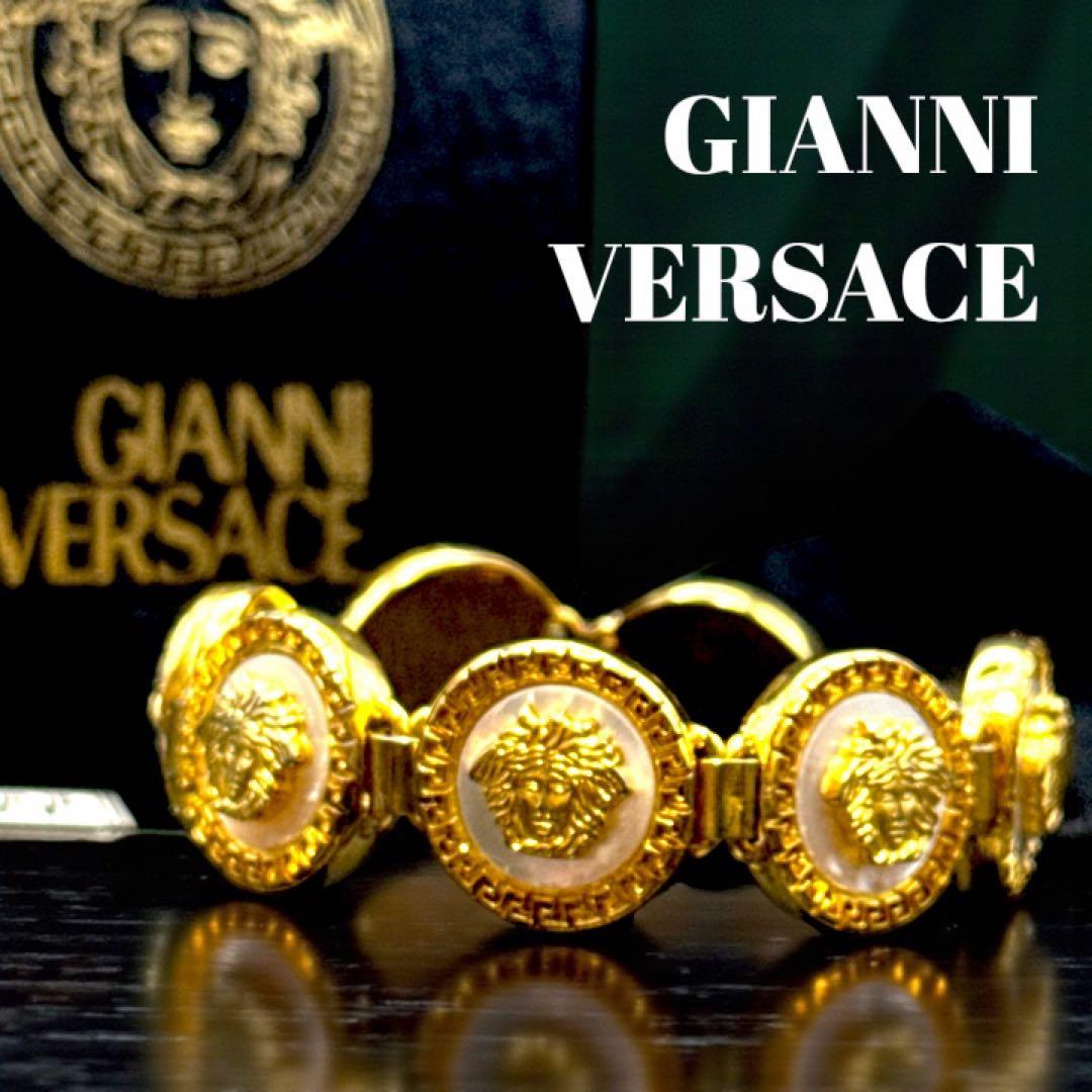 箱・袋付き　GIANNI VERSACE ヴェルサーチ　メデューサ　ブレスレット