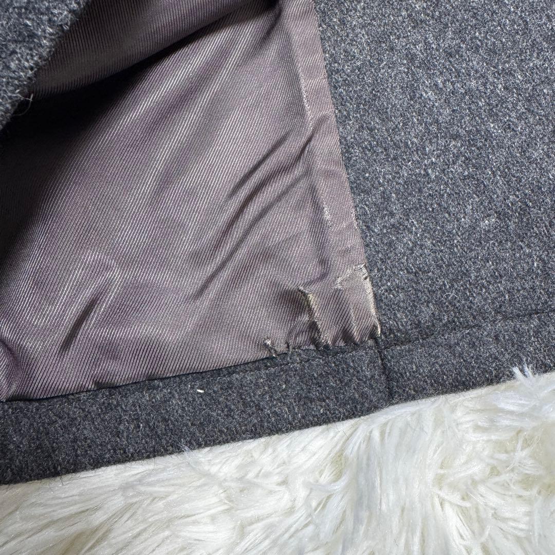 A.P.C.Jules Tournier社生地 ウール ステンカラーコート M