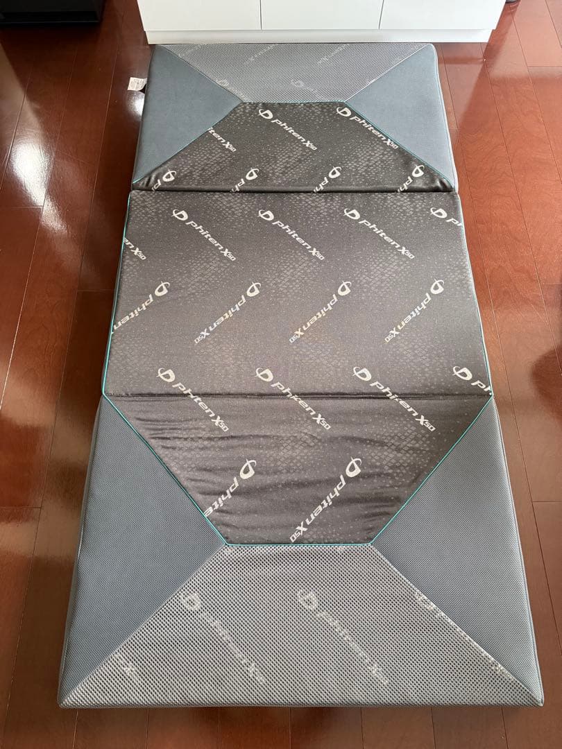 東京ベッド 折りたたみ式シングルエアーマットレス グレー