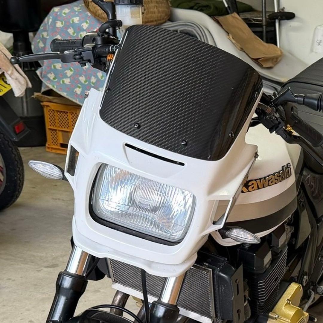 ZRX400ビキニカウル、ヘッドライト、ヘッドライトステー