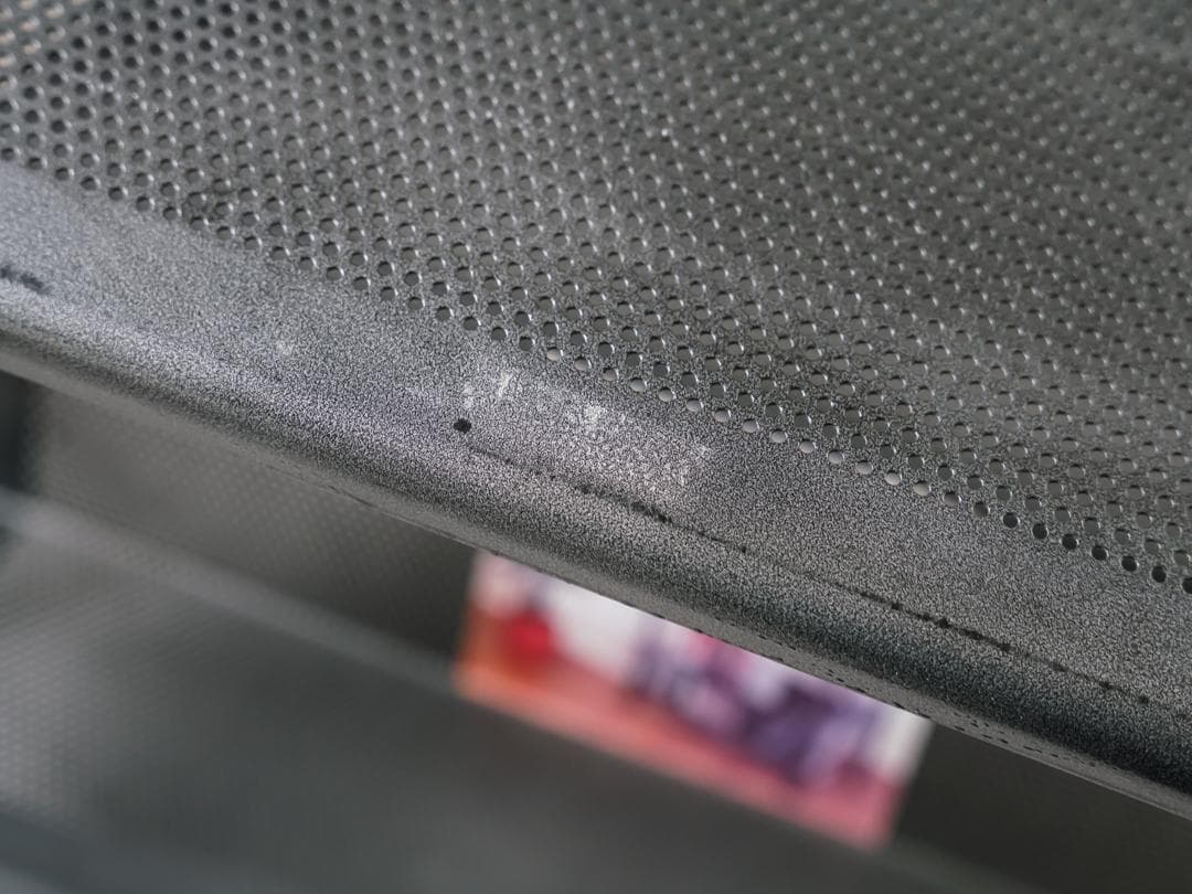 ヴィンテージ パンチングメタルラック/テーブル インダストリアル