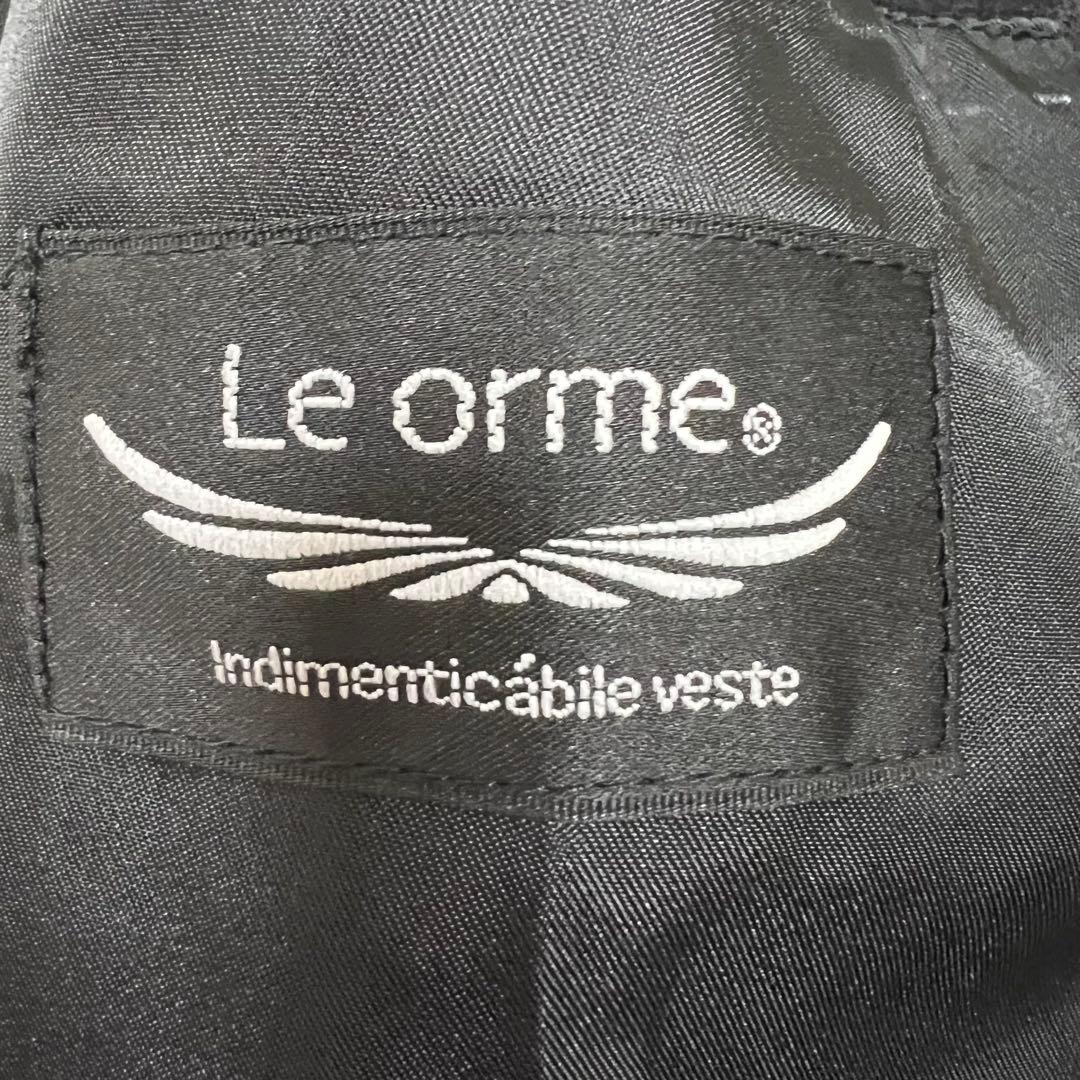 Le orme カシミヤ混 ロングコート Mサイズ ベルトブラック 日本製