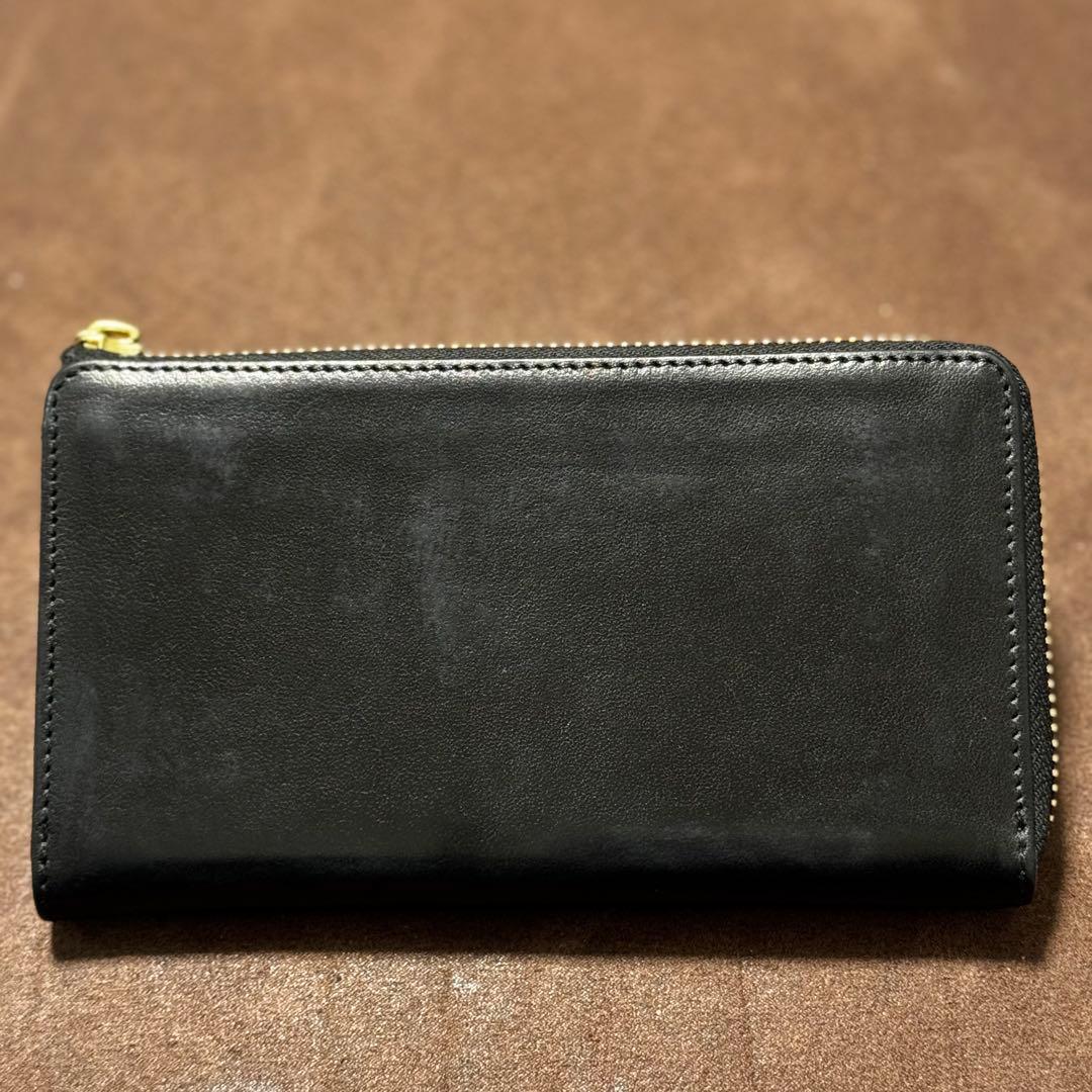 Hallelujah TIDY2.0 MANO ブラックＬ字ジップ長財布