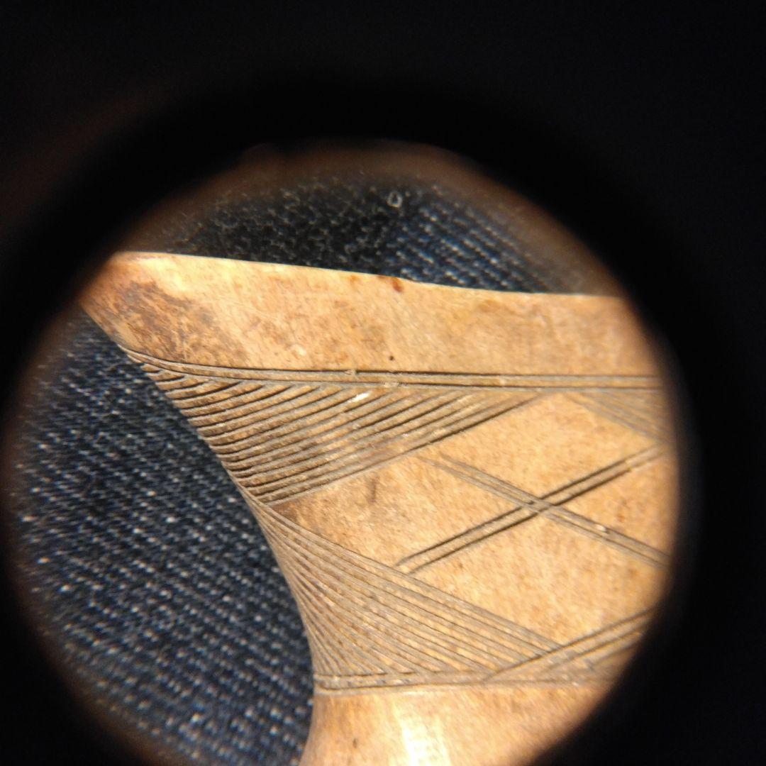 幾何学模様の　1860年代　オブジェ　ボーン幾何学模様