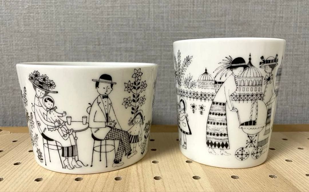 アラビア エミリア ４点セット マグ プレート 24cm 19cm