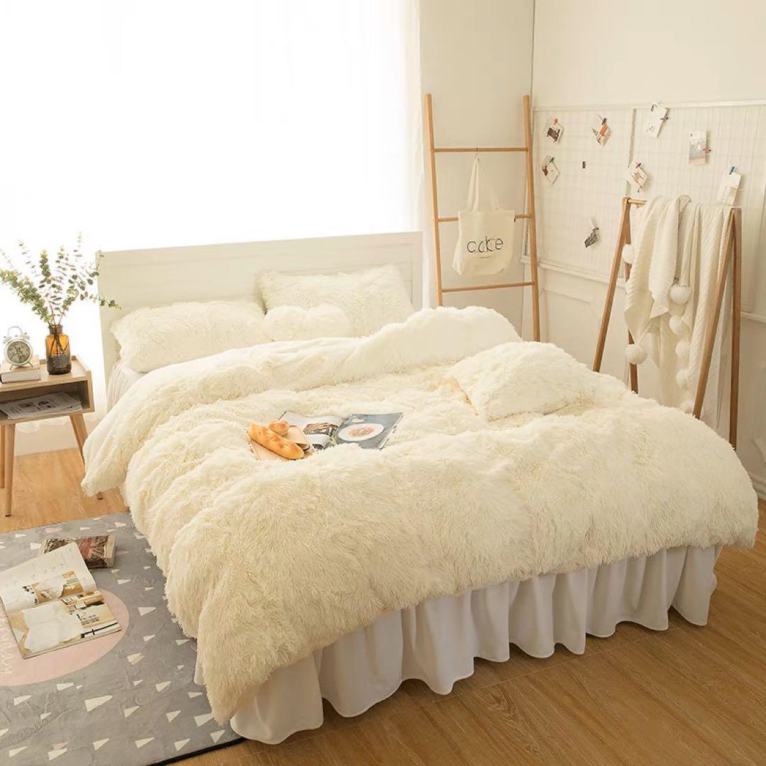 フリース素材 クイーンサイズ 寝具セット