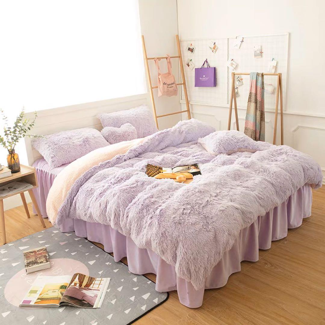 フリース素材 クイーンサイズ 寝具セット