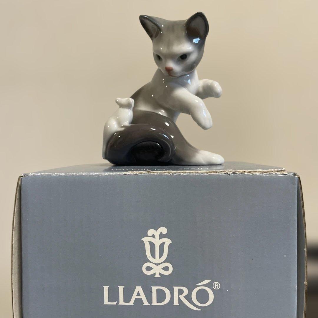 リヤドロ　猫とネズミ　箱有り