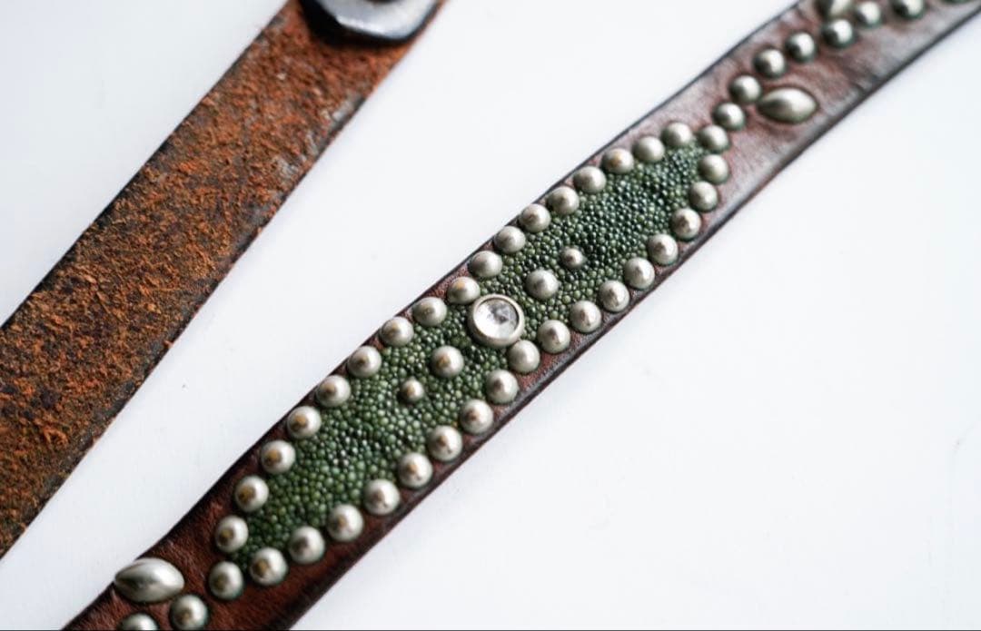 HTC ナローベルト　スタッズ　アメカジ　RRL vintage 古着