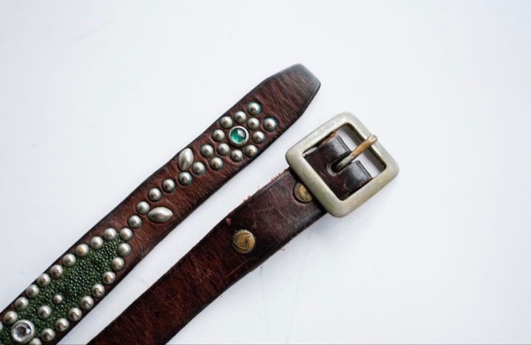 HTC ナローベルト　スタッズ　アメカジ　RRL vintage 古着