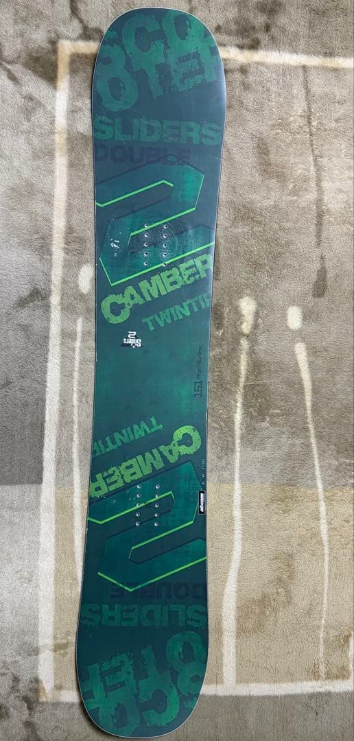 スクーター　スライダース2 スノーボード ダブルキャンバー　板　151