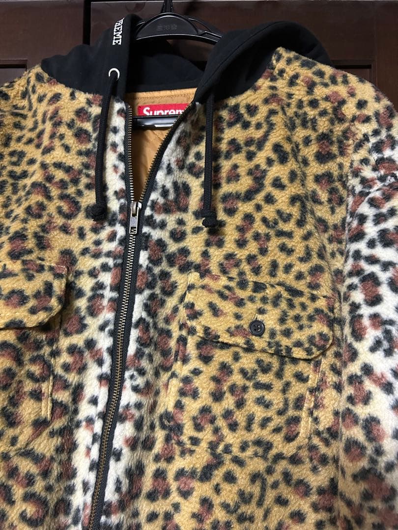 シュプリーム　パーカー　Supreme 23AWレオパード M美品