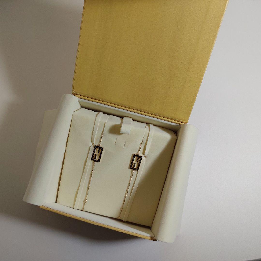 フェンディ バゲット ダブル ブレスレット メタル ゴールド 8AH036