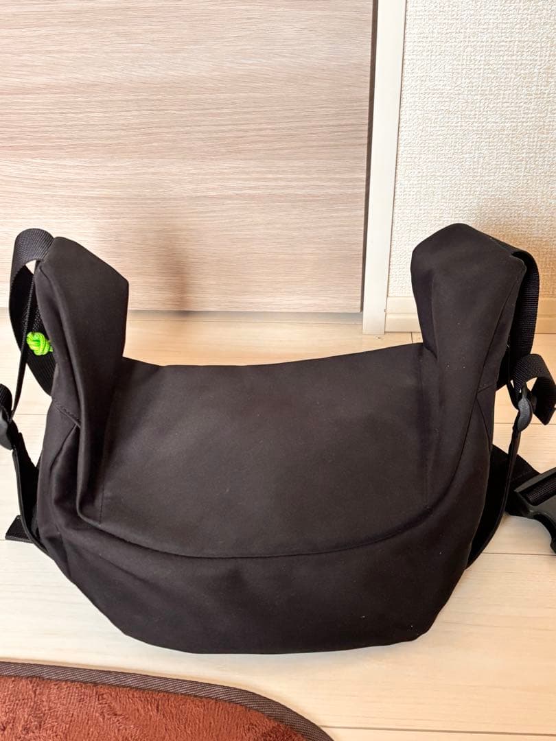 木梨サイクル✖︎ポーター　黒 ボディバッグ フロントポケット付き