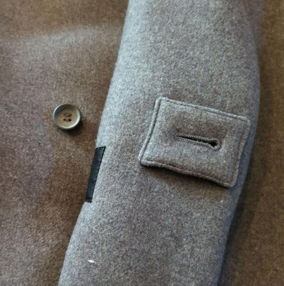 【美品】ザリラクス　メルトンチェスターコート　ウールロングコート　38サイズ