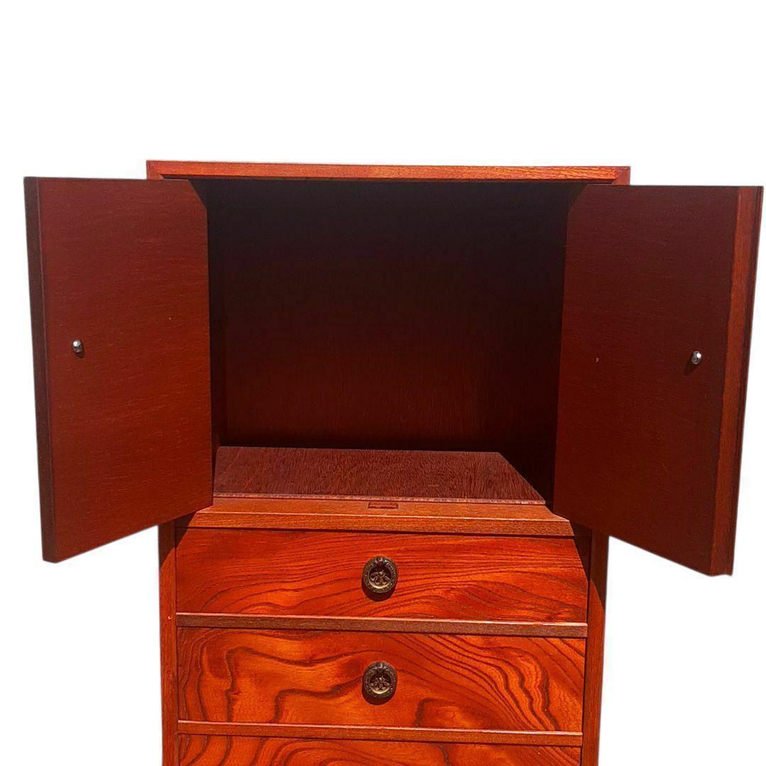 職人造り 欅(ケヤキ) 小箪笥 整理タンス 高気密仕様 幅44cm 民芸家具