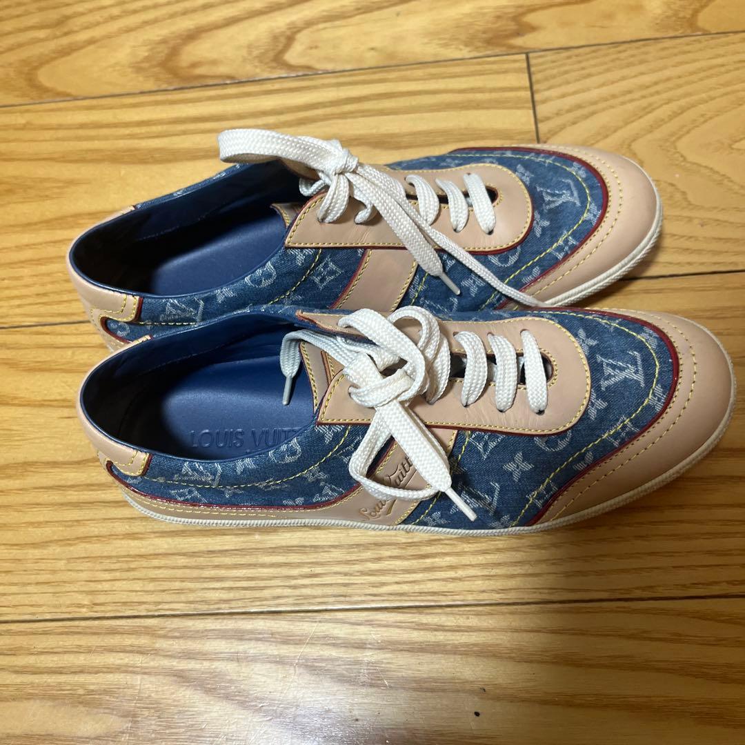 Louis Vuitton デニム/ベージュ スニーカー