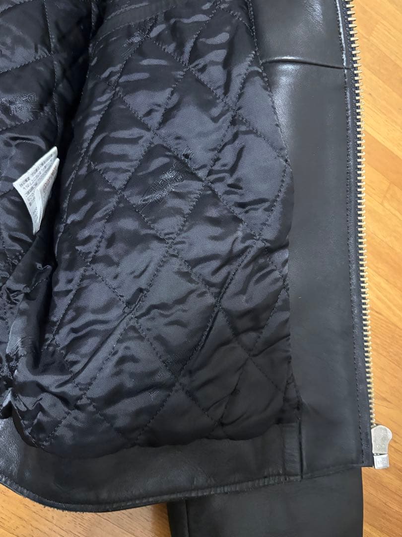 【H.D.C.製 希少】ハーレーダビッドソン 牛革 シングルライダース M