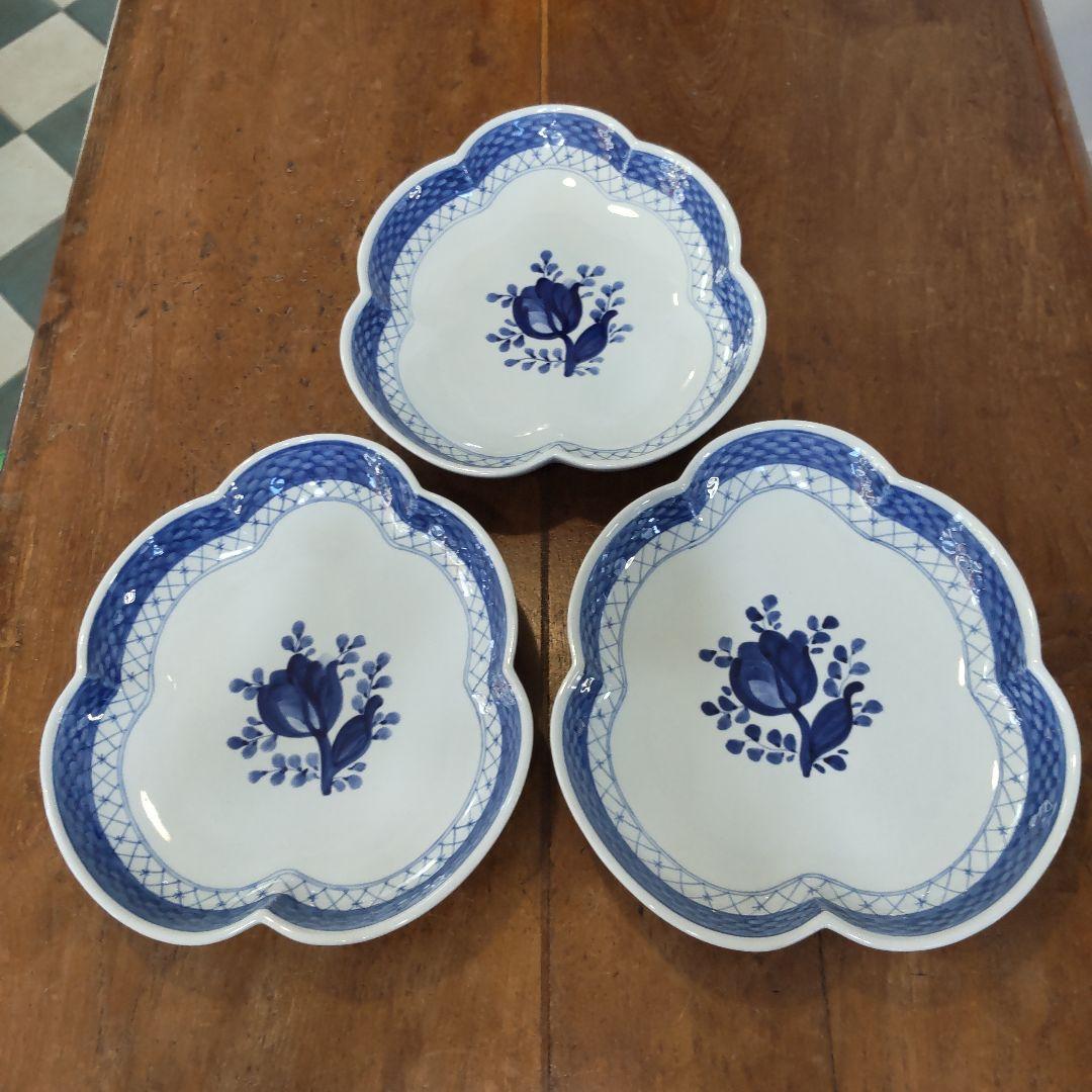 【ロイヤルコペンハーゲン】トランクェーバーリーフ皿３枚セット北欧食器