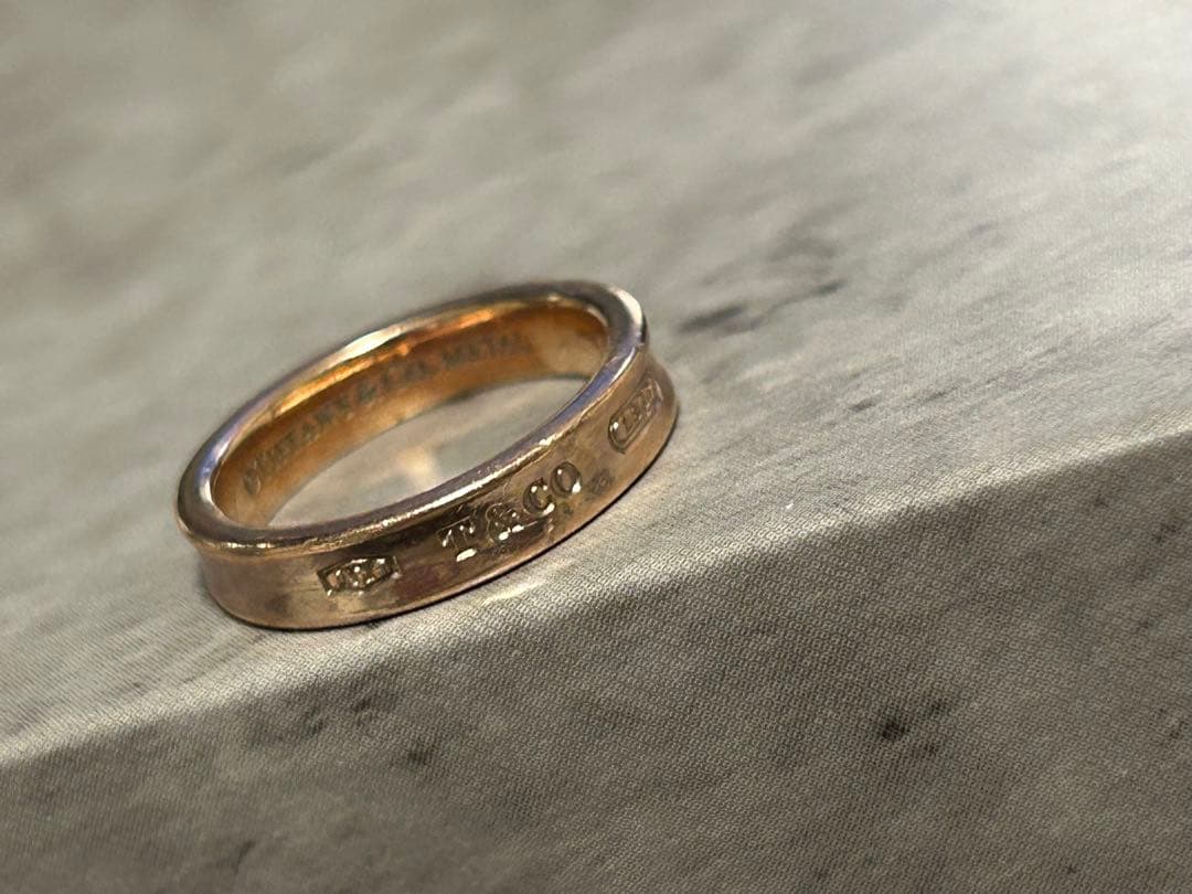 ティファニー　ピンクゴールドリング※10号