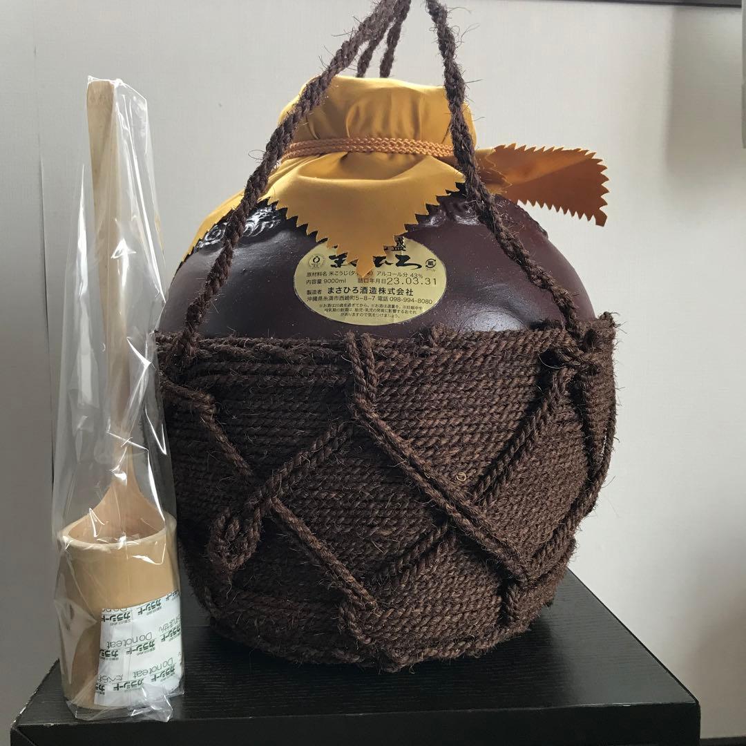 琉球泡盛 5升縄巻壺