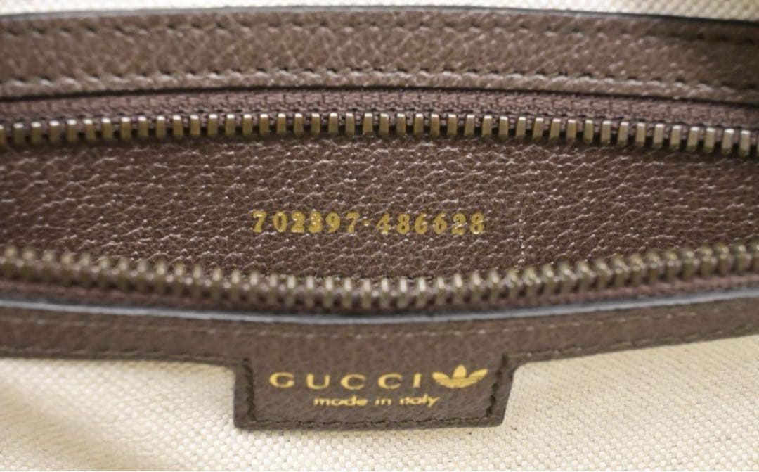 グッチ×アディダス　コラボ　ボストンバッグ　ＧＧクリスタル