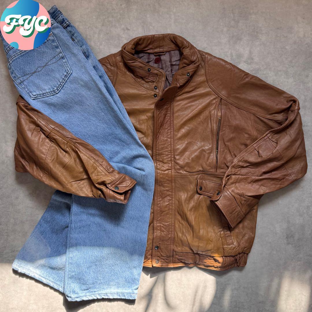 C-boy style Vol.77 海外ストリートコーデ　レザージャケットのみ