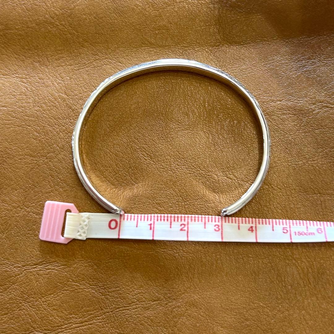 【定価18,000円】天然石シルバー ターコイズ バングル silver925