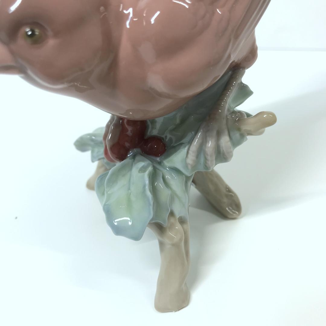 【美品/箱付き】リヤドロ パパロ カーディナル フィギュリン 鳥 8116