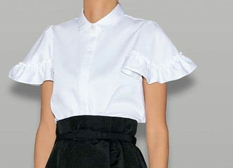 ヨーコチャン　ブラウス　エブール　エンフォルド