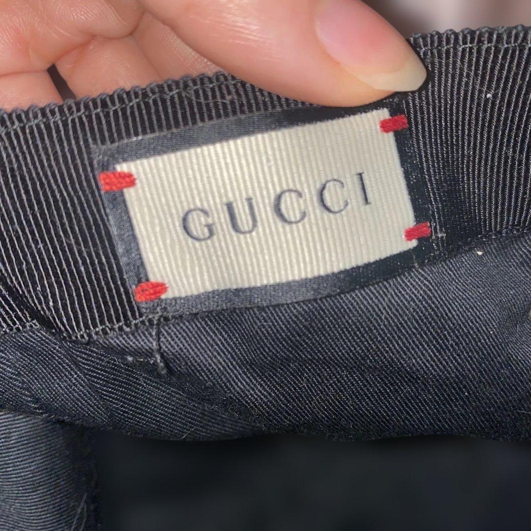Gucci ブラック ベースボールキャップ