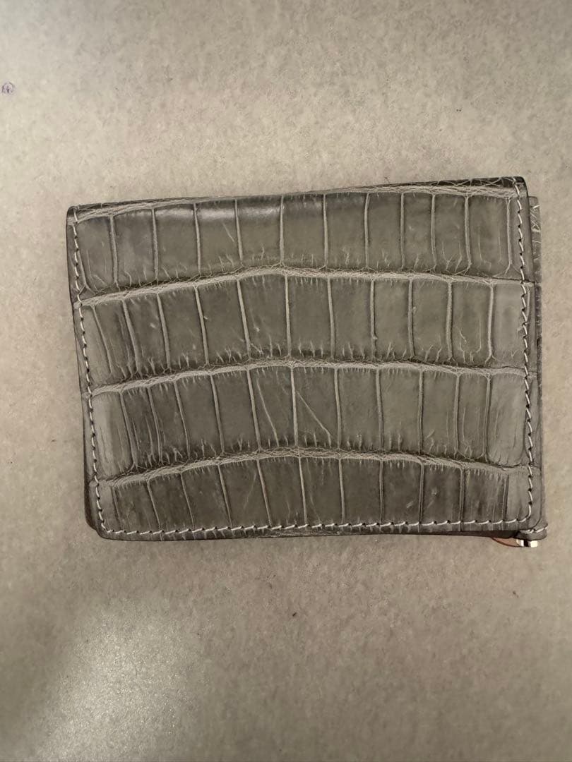 SPIGOLA スピーゴラ　グレー マネークリップ